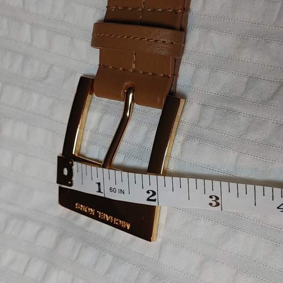 Michael Kors Vegan Leather Tan Belt Size Extra Large - Picture 13 of 15